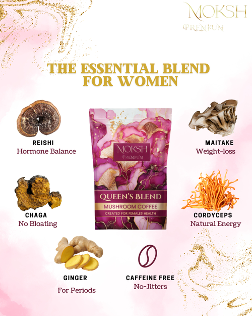 Mushroom Coffee for Women - Moksh Premium