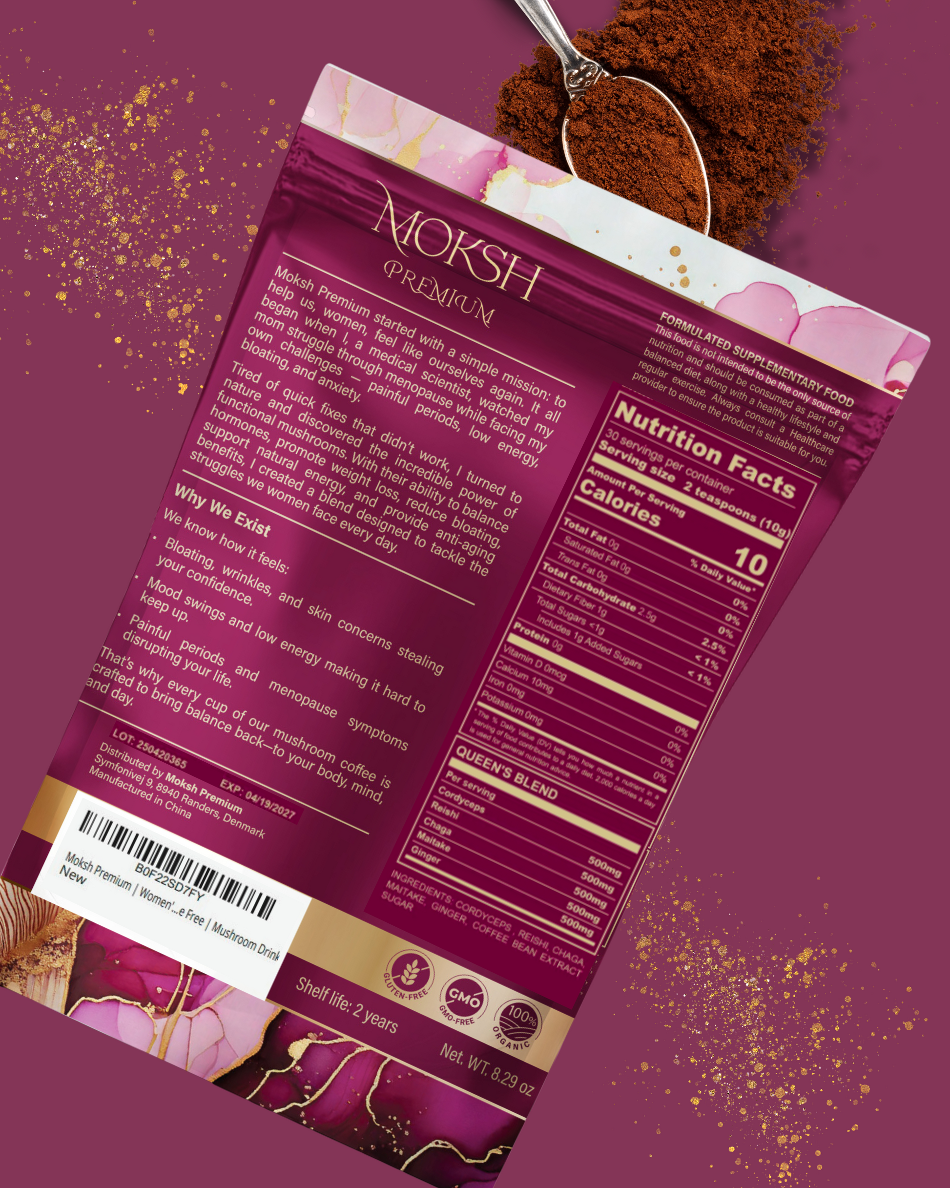 Mushroom Coffee for Women - Moksh Premium
